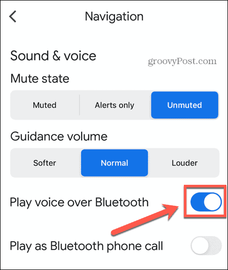 google maps toistaa ääntä Bluetoothin kautta