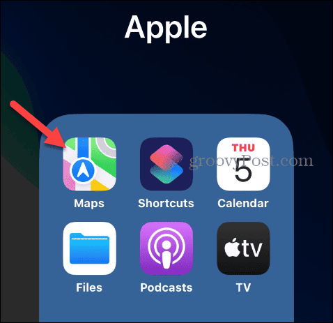 Lataa Apple Maps offline-käyttöä varten