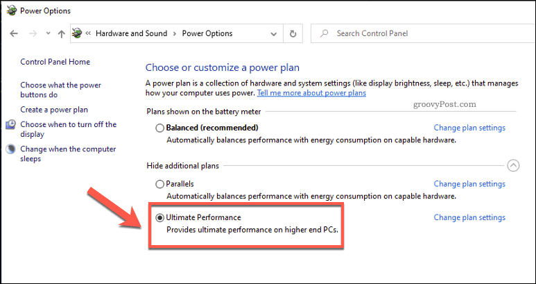 Ota Ultimate Performance Mode käyttöön Windows 10: ssä