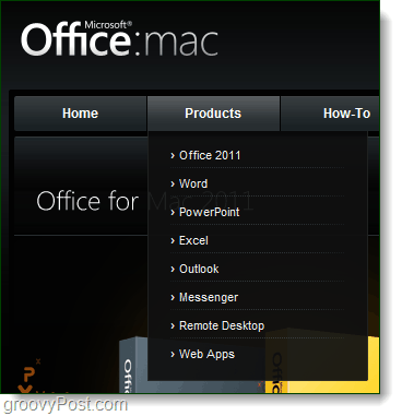 Office Mac-verkkosivustolle