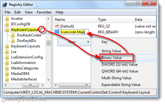 Caps Lock -näppäimen poistaminen käytöstä Windows 7: ssä