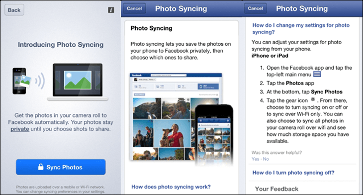 Facebook-valokuva-sync-hakkerointi