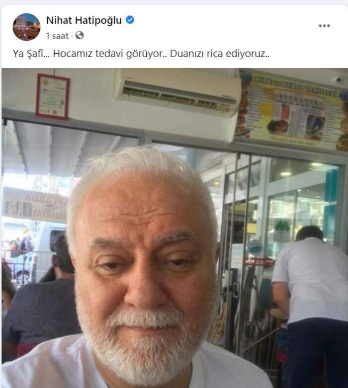 Nihat Hatipoğlu väitti hänen olevan sairas!