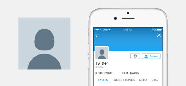 Twitter paljasti uuden oletusprofiilikuvan uusille tileille.