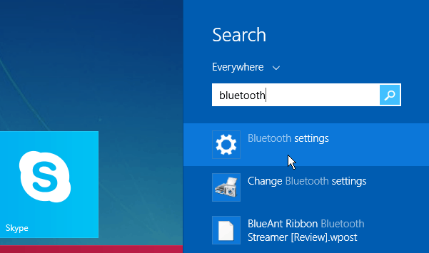 Bluetooth-haku Windows