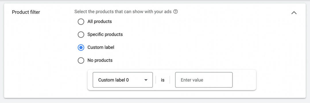 miten-määrittää-tuotesyöte-using-youtube-shorts-ads-product-filter-dropdown-all-specific-products-custom-label-no-products-example-15