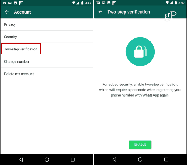 Kuinka suojata WhatsApp-tilisi kaksivaiheisella vahvistuksella