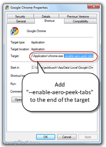 Ota Aero Peek käyttöön kaikissa Google Chrome -välilehdissä
