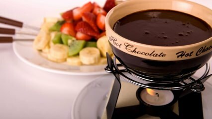 Saako fonduen syöminen painonnousua? Suklaa fondue resepti kotona