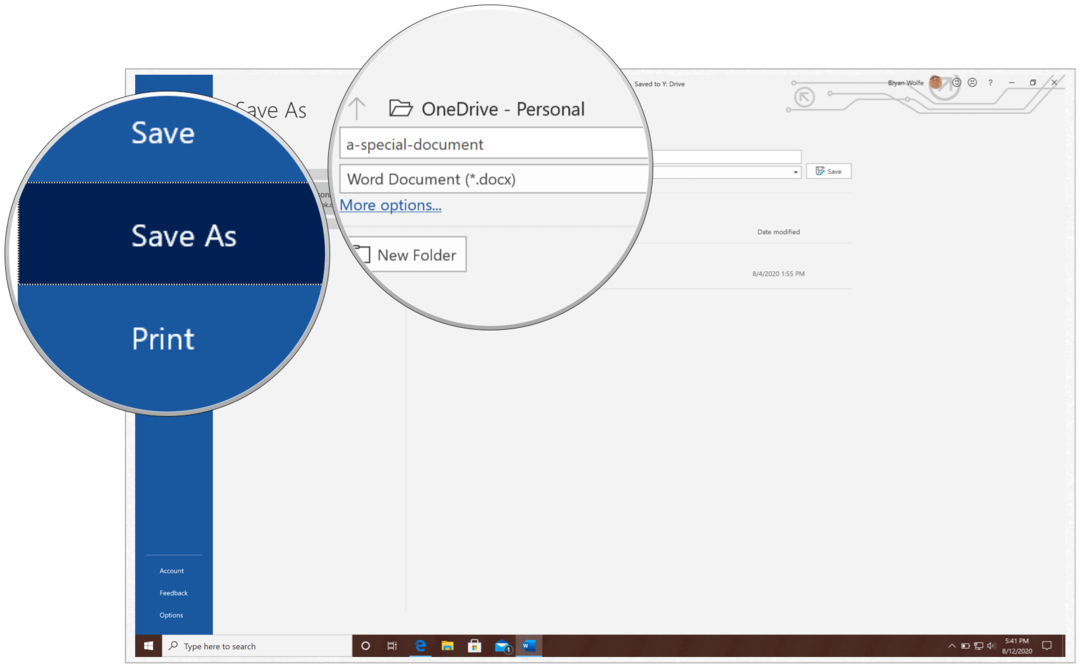 Kuinka jakaa Microsoft Word -asiakirjasi OneDrive-sovelluksella