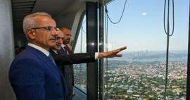 Ministeri Uraloğlu ilmoitti: Çamlıcan torni saavutti ennätysvierailun