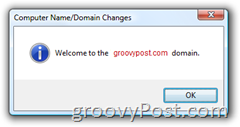 Windows Vista Liity Active Directoryn AD -verkkotunnuksen aloitusnäyttöön
