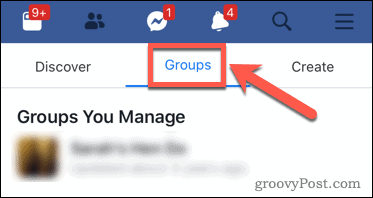 Facebook-sovellus hallitse ryhmiä
