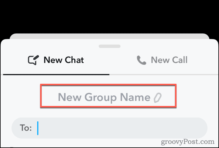 Muokkaa ryhmän nimeä Snapchatissa