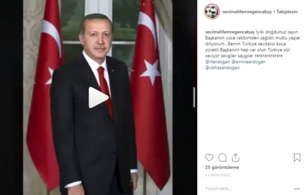 Yhden presidentin Erdoğanin, yhden kuuluisien taiteilijoiden, yllätyspäivän juhla