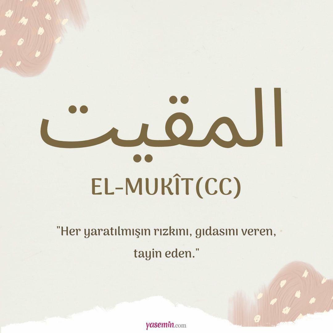 Mitä al-Mukit (cc) tarkoittaa?