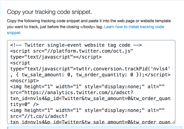 twitter-mainokset perustivat konversiotapahtuman