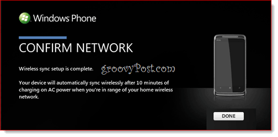 Windows Phone 7: n langaton synkronointi Zunen kanssa