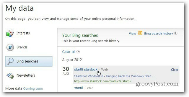 Bing-hakuhistoria