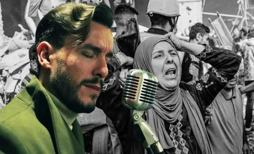 Palestiinan kansalle balladinsa laulaneen Cem Adrianin toiminta sai suuret suosionosoitukset!