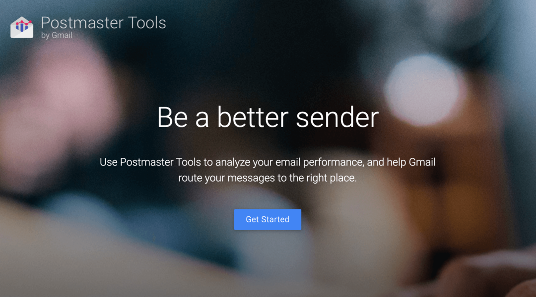 google-postmaster-työkalut