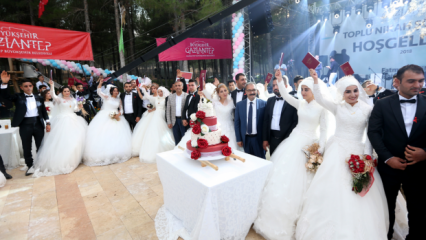 Fatma Şahin päätti mennä naimisiin 50 parin kanssa Gaziantepissä!