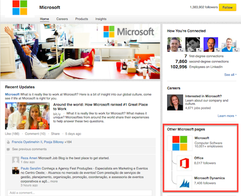 "Microsoft-Business-sivu"