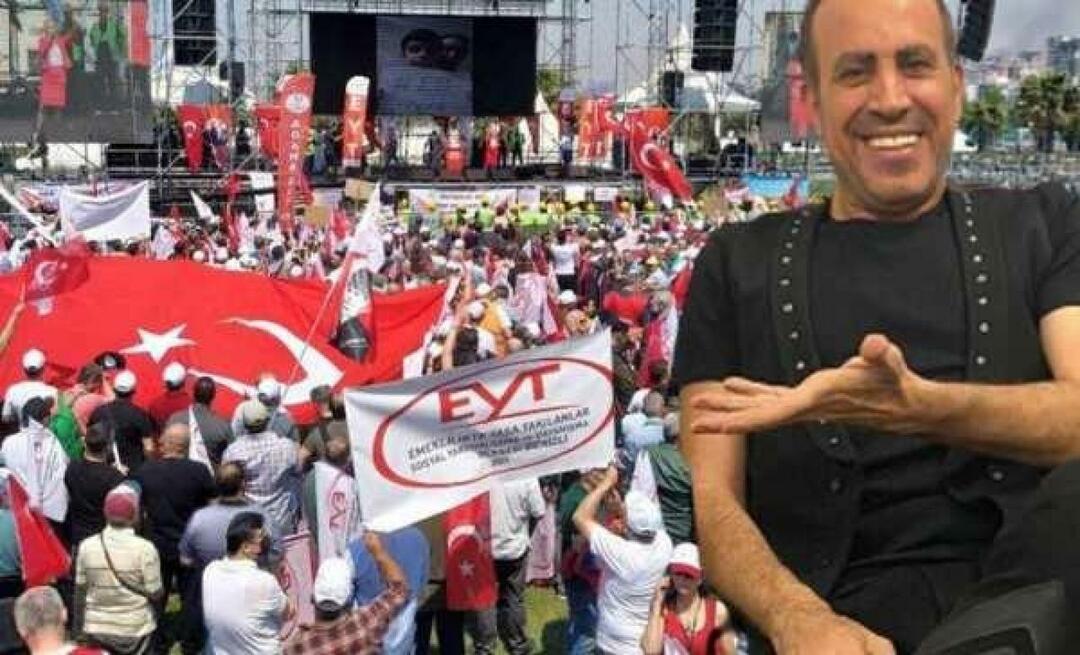 Haluk Levent puhui EYT: n jäsenille Erdoğanin lausunnon jälkeen! "Ensimmäisellä palkallasi..."
