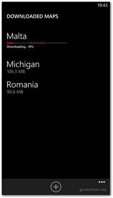 Windows Phone 8 -kartan lataus