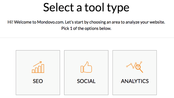 Valitse työkalutyyppi Mondovossa.