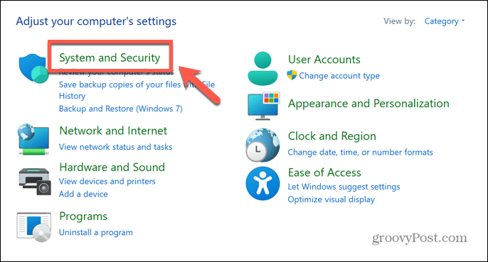 windows ohjauspaneelijärjestelmä ja turvallisuus