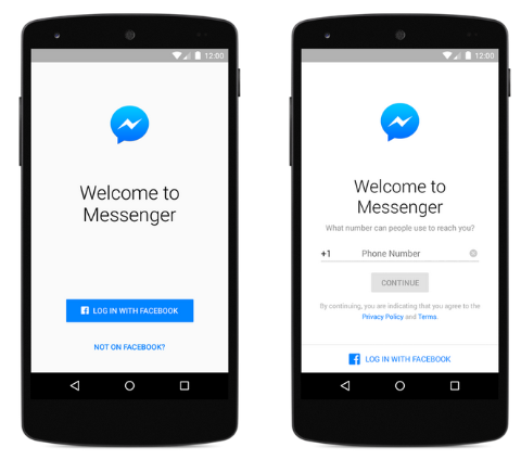 Facebook Messenger ei enää vaadi Facebook-tiliä