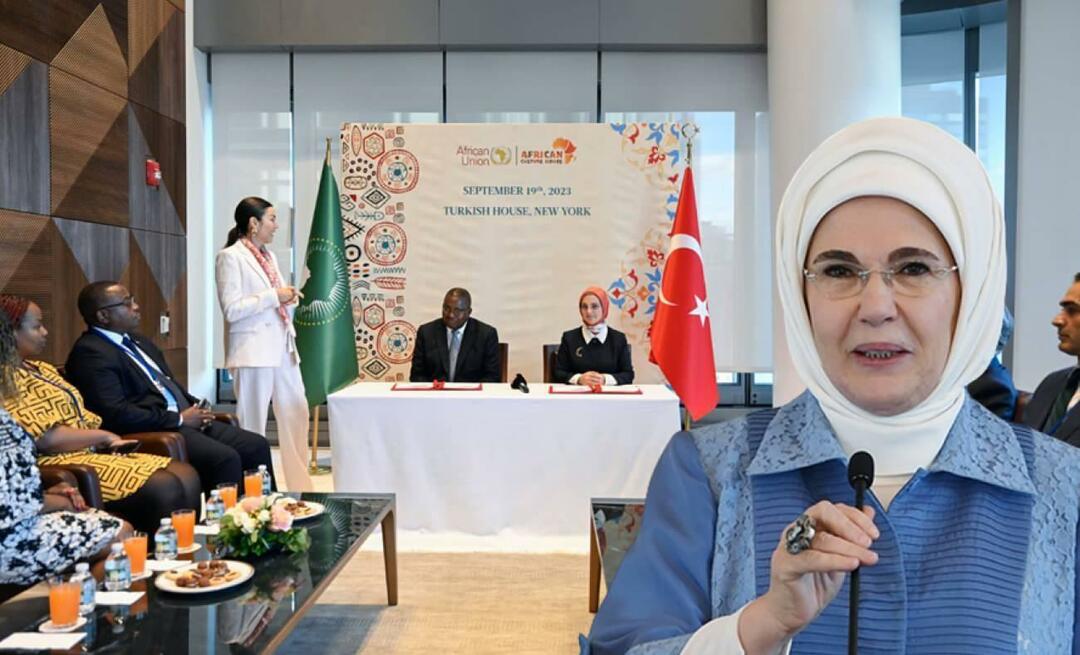 Afrikan kulttuuritaloyhdistyksen ja Afrikan unionin välillä allekirjoitettiin aiesopimus!Emine Erdoğan...