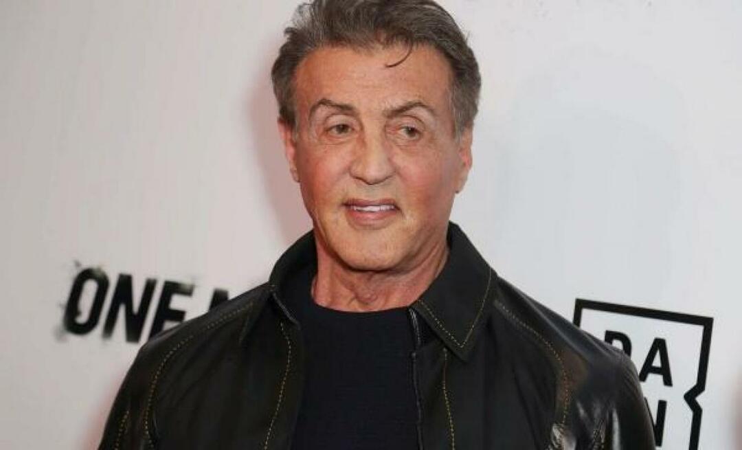 Hollywood-tähti Sylvester Stallone tunnusti vuosia myöhemmin! "Kadun"