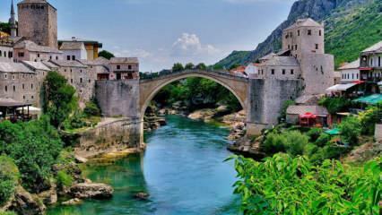 Missä Mostarin silta sijaitsee? Missä maassa Mostarin silta sijaitsee? Kuka rakensi Mostarin sillan?
