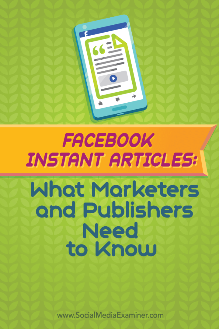 Pika-Facebook-artikkelit: Mitä markkinoijien ja kustantajien on tiedettävä: sosiaalisen median tutkija