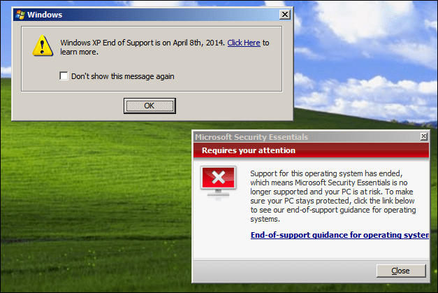 Microsoft päivittää XP Security Essentialsin rajoitetun ajan