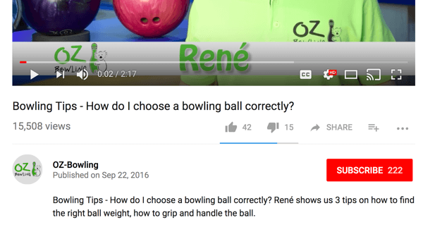 OZ-Bowling käänsi alkuperäisen saksankielisen otsikon ja kuvauksen englanniksi.