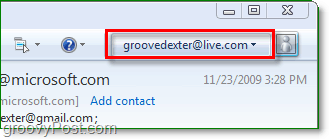 kirjaudu sisään Windows Liveen Windows Live -postin kautta