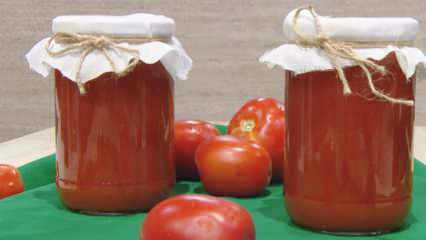 Kuinka tehdä tomaattikastiketta talvella kotona? Helpoin tapa tehdä tomaattikastiketta