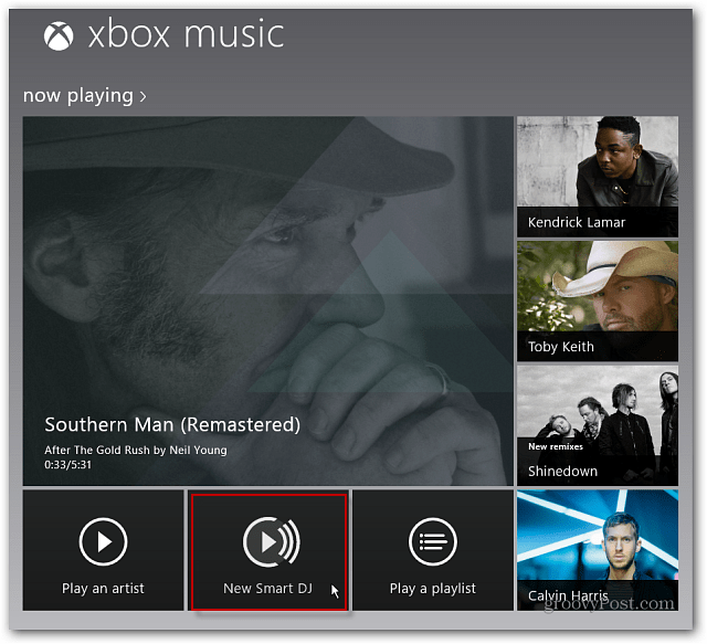 Uusi Smart DJ Xbox -musiikki