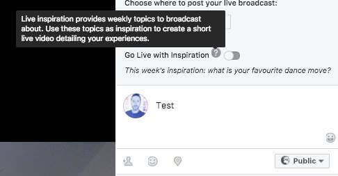 Facebook näyttää testaavan uutta live-video-ominaisuutta, joka antaa lähetystoiminnan harjoittajille viikoittaisia ​​aiheehdotuksia lähetettäväksi.