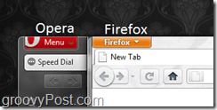 Opera Firefox -painikevertailu