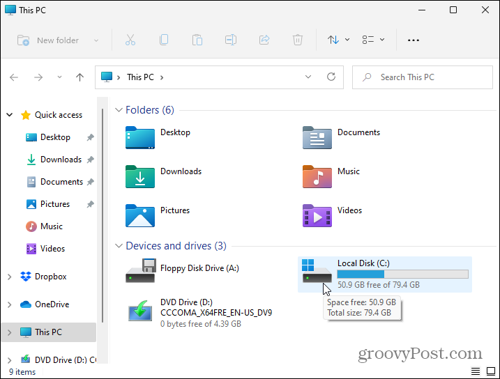 Tämä PC File Explorer Windows 11