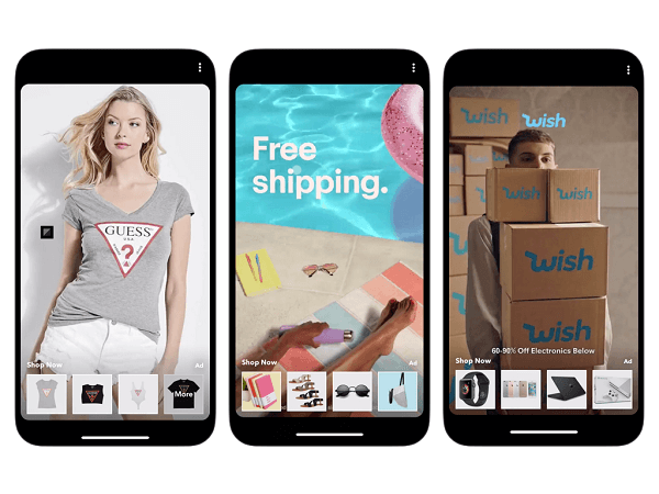 Sen lisäksi, että Snapchat tarjoaa integraation Amazonin kanssa, Snapchat tekee Shoppable Snap -mainokset kaikkien mainostajien saataville itsepalvelumainosten ostoalustan kautta lokakuussa.