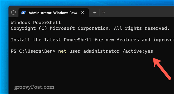 Ota järjestelmänvalvoja käyttöön Windows 11:ssä