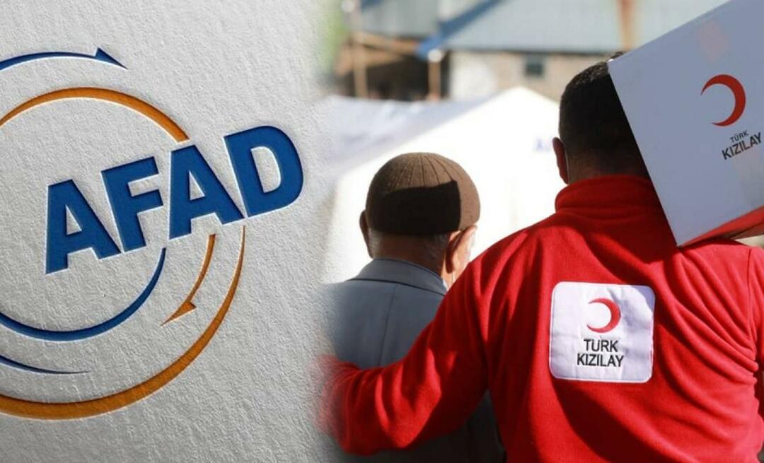Kuinka AFAD-maanjäristyslahjoitus voidaan tehdä? AFAD-lahjoituskanavat ja Punaisen Puolikuun tarveluettelo...