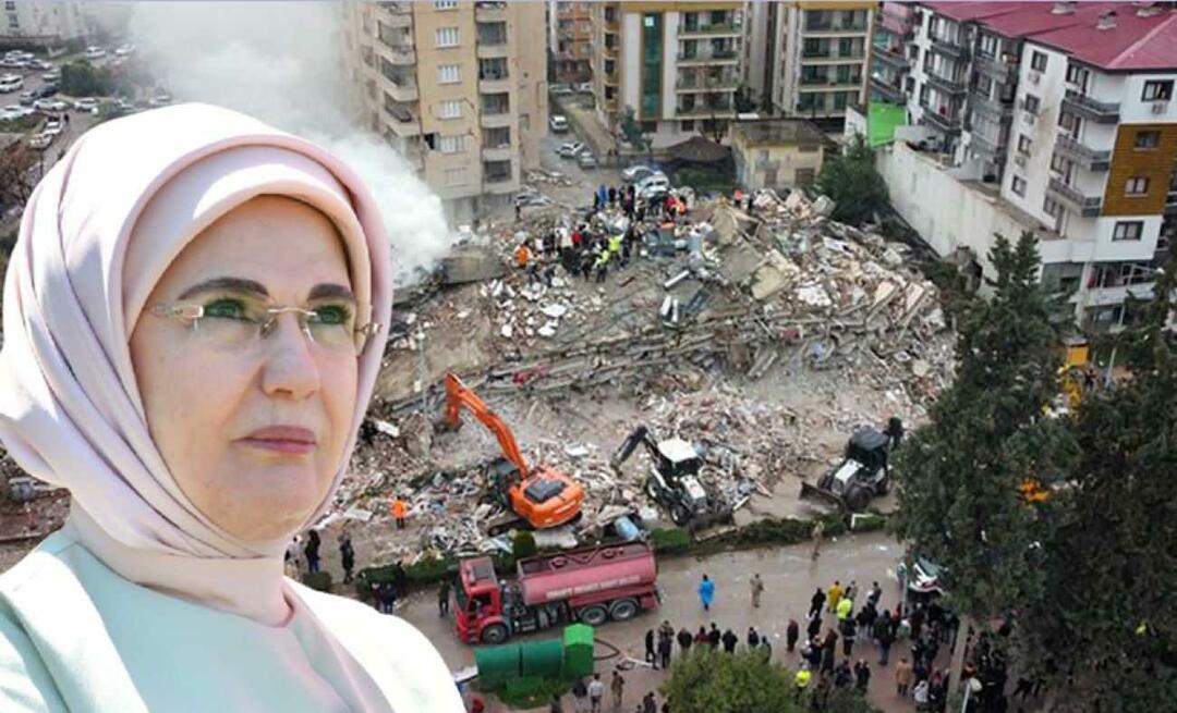 Ensimmäinen rouva Erdoğan: Sydämemme kiihtyi maanjäristyksestä!