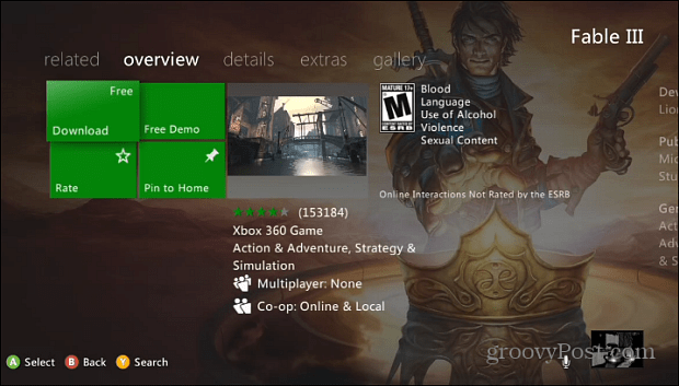 Xbox Live -kultajäsen? Tässä on miten saada ilmainen kopio Fable III -sovelluksesta