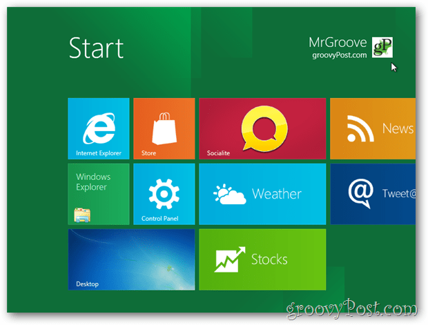 VirtualBox Windows 8 -työpöydän asennus valmis